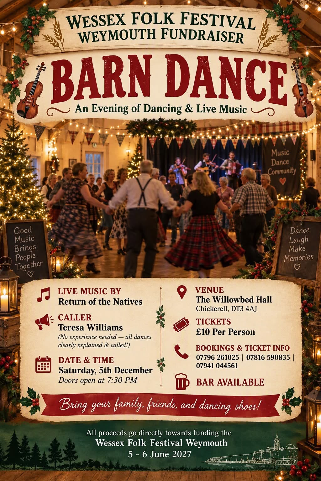 Wessex Folk Festival Fundraiser Barn Dance